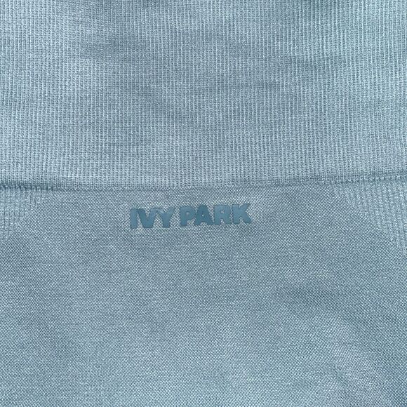 IVY PARK teal exercise mesh pants - Picture 3 of 7
